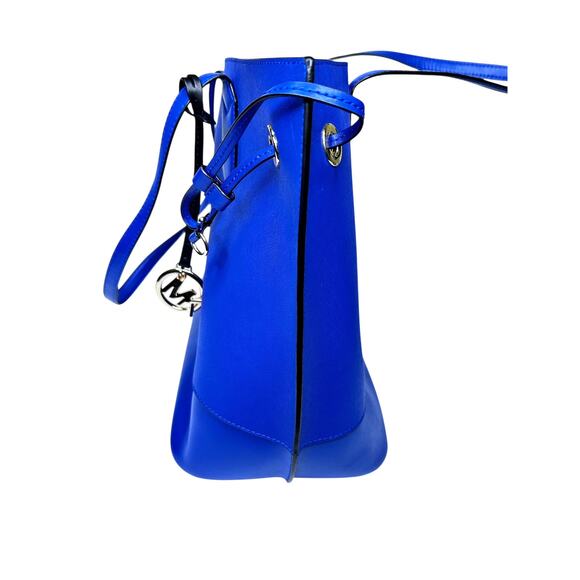 Michael Kors Trista Royal Blue Large Drawstring Tote with Zip Pouch NWOT - Picture 5 of 7